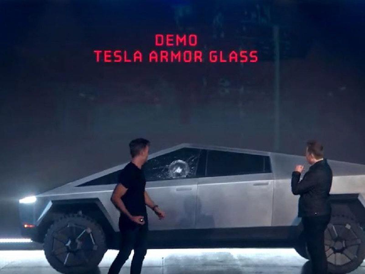 Tesla CyberTruck Launch Marred By Shatterproof Windows Breaking