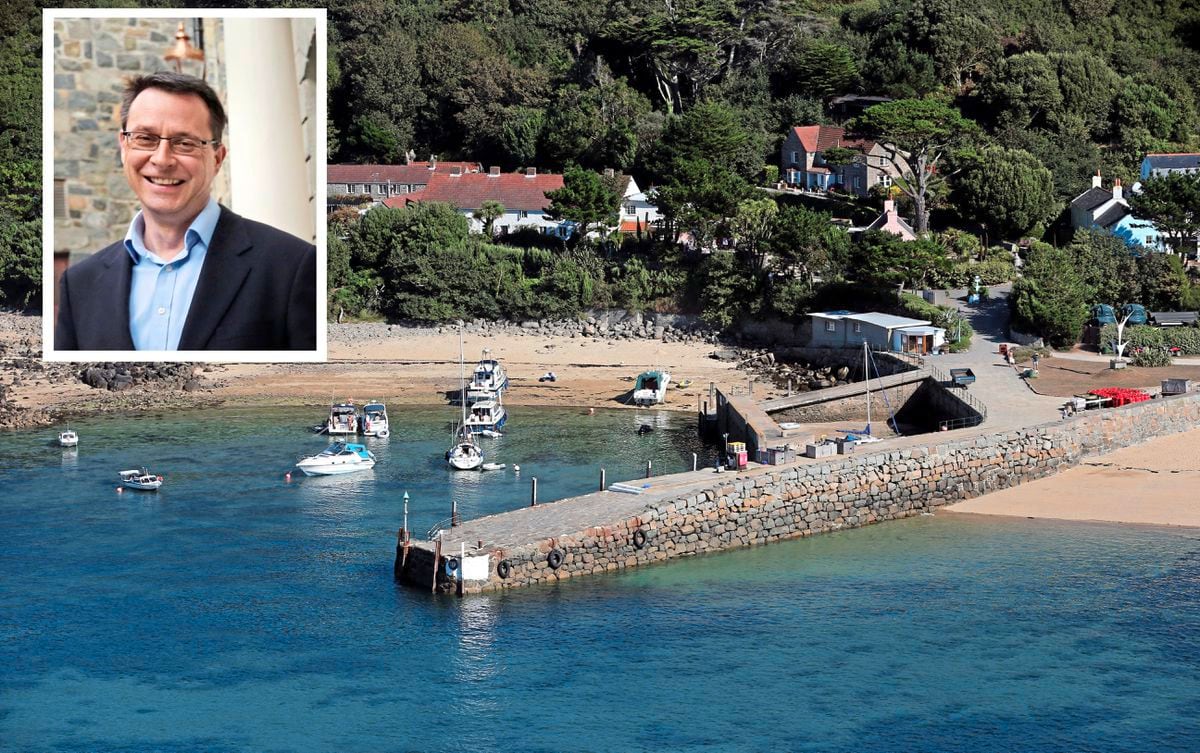 Jonathan Watson, who has worked in Herm for 15 years, is leaving the island.(Composite picture by Peter Frankland)