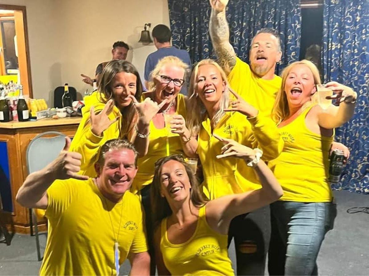 The Alderney Week 2022 organising team celebrate their success. (Picture supplied by Ilona Soane-Sands)