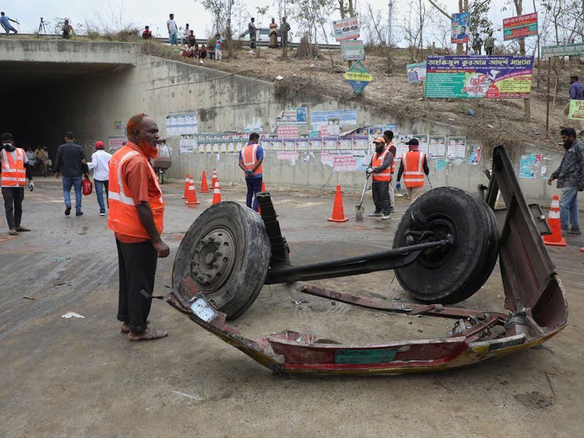At least 19 killed in Bangladesh bus crash