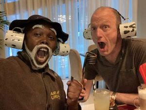 Comedian who lip syncs football commentaries meets idol after Twitter request