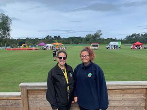 The KGV summer fayre was organised by sports bar manager Sarah De Carteret, left, who was assisted by bartender Rhian Le Page. (32466097)