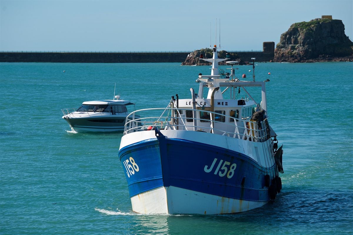 Fishing boat L'Ecume II. (Picture courtesy of Jersey Evening Post)