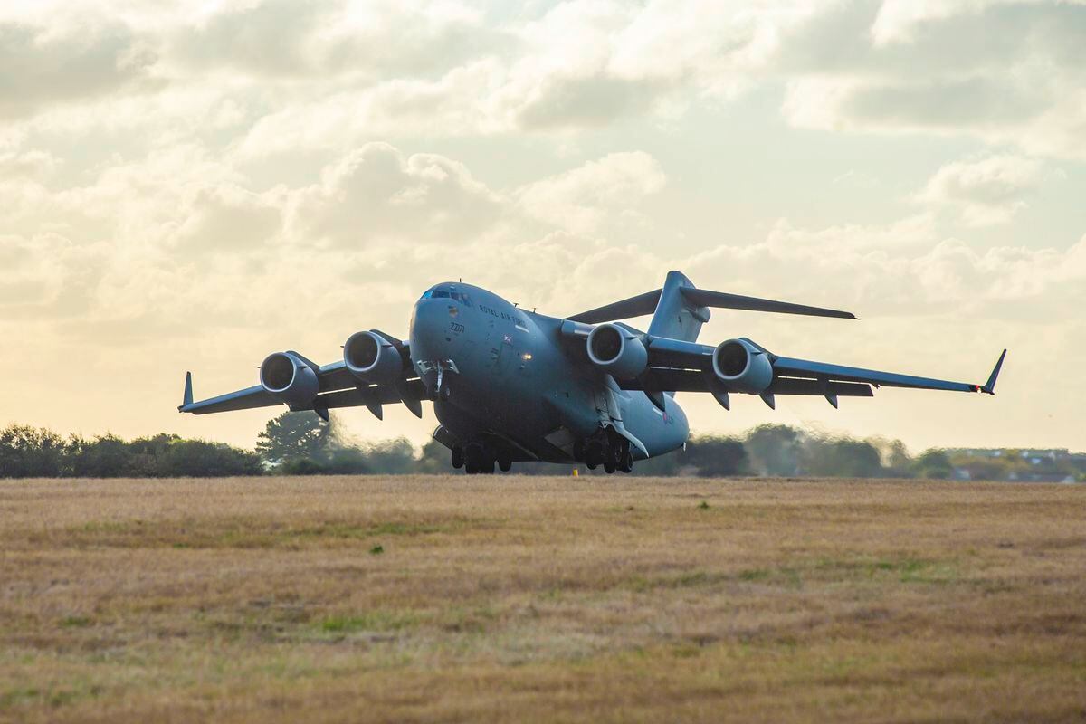 Flying visit from RAF C-17 Globemaster | Guernsey Press