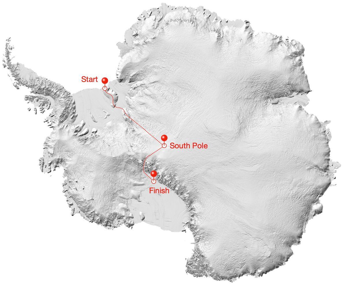Andrews and Stephenson Antarctica 2023 Expedition route map (31527474)