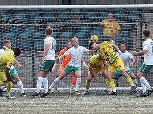 FOOTBALL Isthmian South Central - Sutton Common Rovers v Guernsey FC. GFC..Picture by ESA Photos, 03-09-22. (31230366)