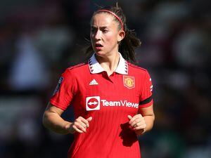 Manchester United's Maya Le Tissier during the Women's Super League match at the Leigh Sports Village, Manchester. Picture date: Saturday September 17, 2022. (31279167)