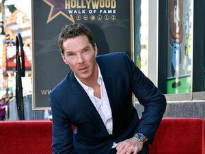 Benedict Cumberbatch thanks wife and children as he receives Walk of Fame star
