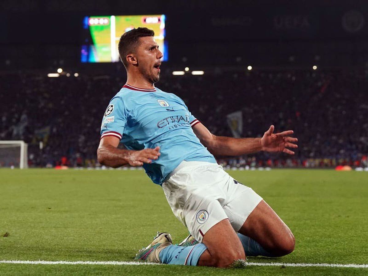 Manchester City Win Treble As Rodri Fires Superb Winner Against Inter ...