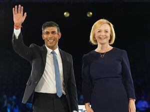 'How did we arrive at a world where all the candidates to be Tory leader competed to make the most irresponsible claims over unsustainable tax cuts? And where the one who managed to achieve the most outrageous dislocation from reality won the day?' Pictured are Rishi Sunak and Liz Truss. (31298894)