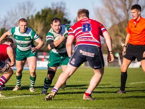 Picture by Sophie Rabey.  21-01-23.  Rugby Action at Footes Lane - Raiders vs Tonbridge Juddians. (31706222)