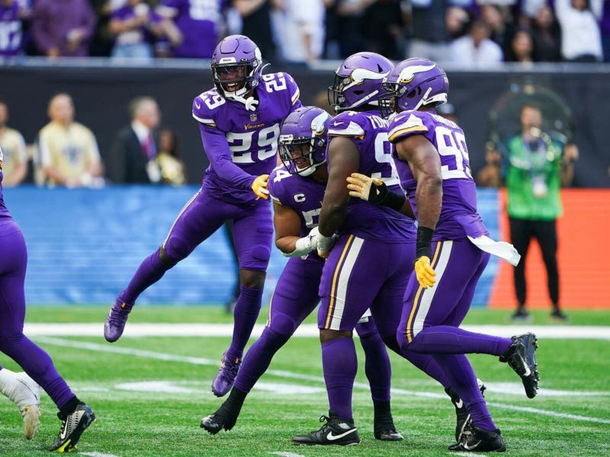 Vikings top Saints 28-25 in NFL's first London game this season