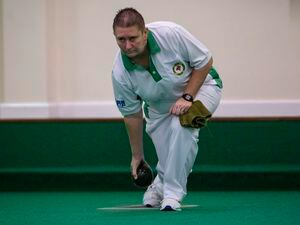 Alison Merrien returns to World Indoor Bowls Championship action this week buoyed by having won three out of four Channel Islands finals over the weekend, including claiming an amazing 15th women's singles crown. Report and reaction Page 30. (Picture by Sophie Rabey, 30372387)