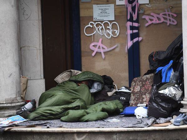 Homeless people in London to be sheltered as temperatures drop below freezing