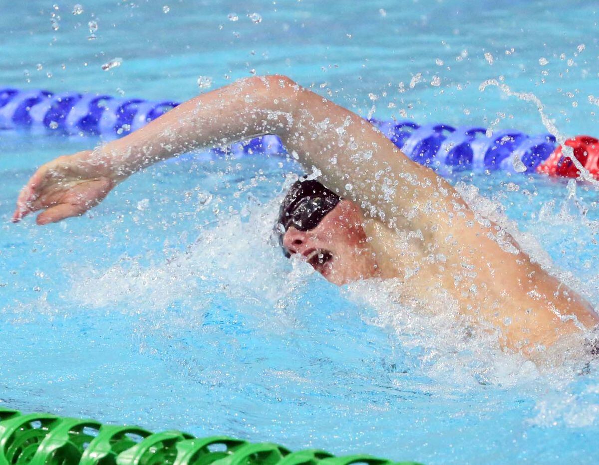 Miles Munro competing at his first Commonwealth Games in Glasgow in 2014 when he finished 12th in both the 50m freestyle and the 50m butterfly. (Picture by Adrian Miller)