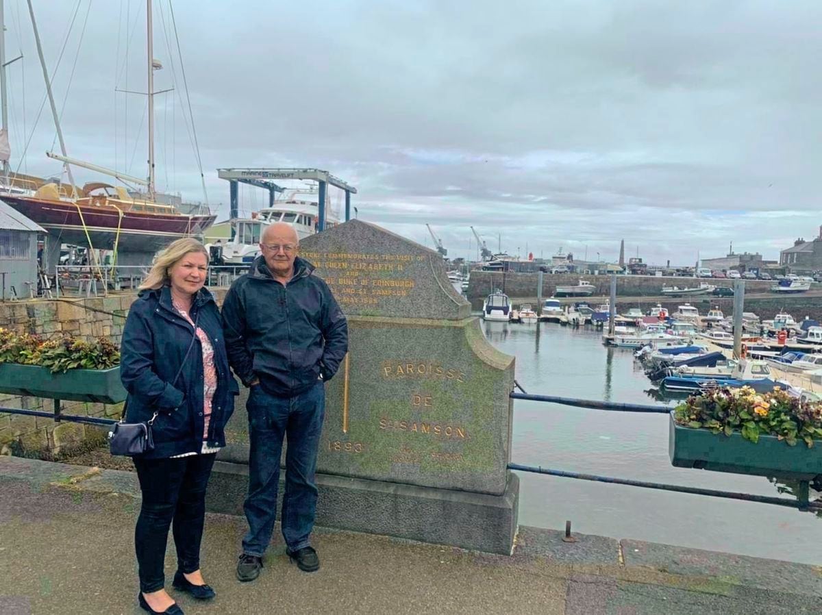 St Sampson’s douzenier Leonie Le Tissier and Vale constable Richard Leale have welcomed plans which would see St Sampson’s Harbour be used mainly for leisure activities which could then revitalise the area. (Picture by Zoe Fitch, 29537991)