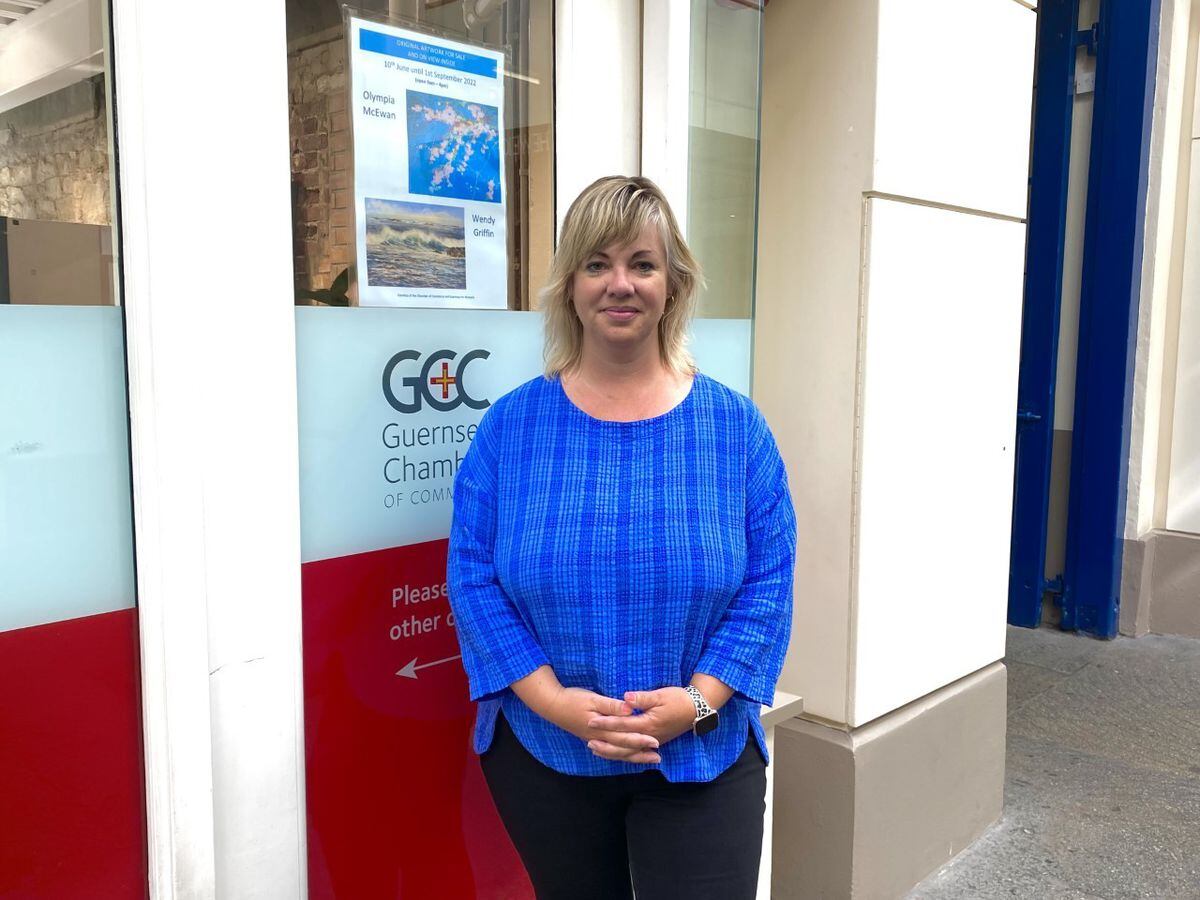 Diane De Garis, the new president of the Guernsey Chamber of Commerce. (Picture by Lucy Rouget, 30931187)