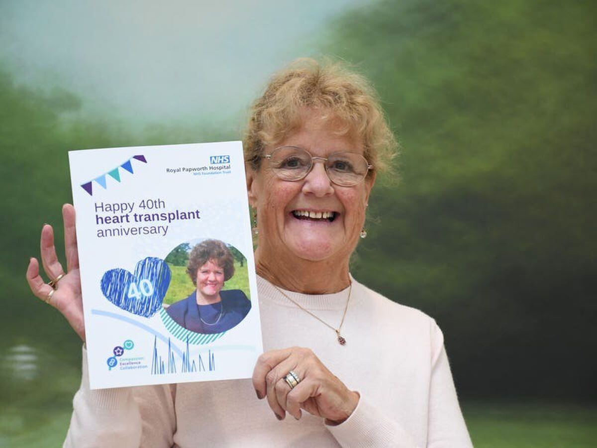 Woman celebrates 40 years since life-saving heart transplant