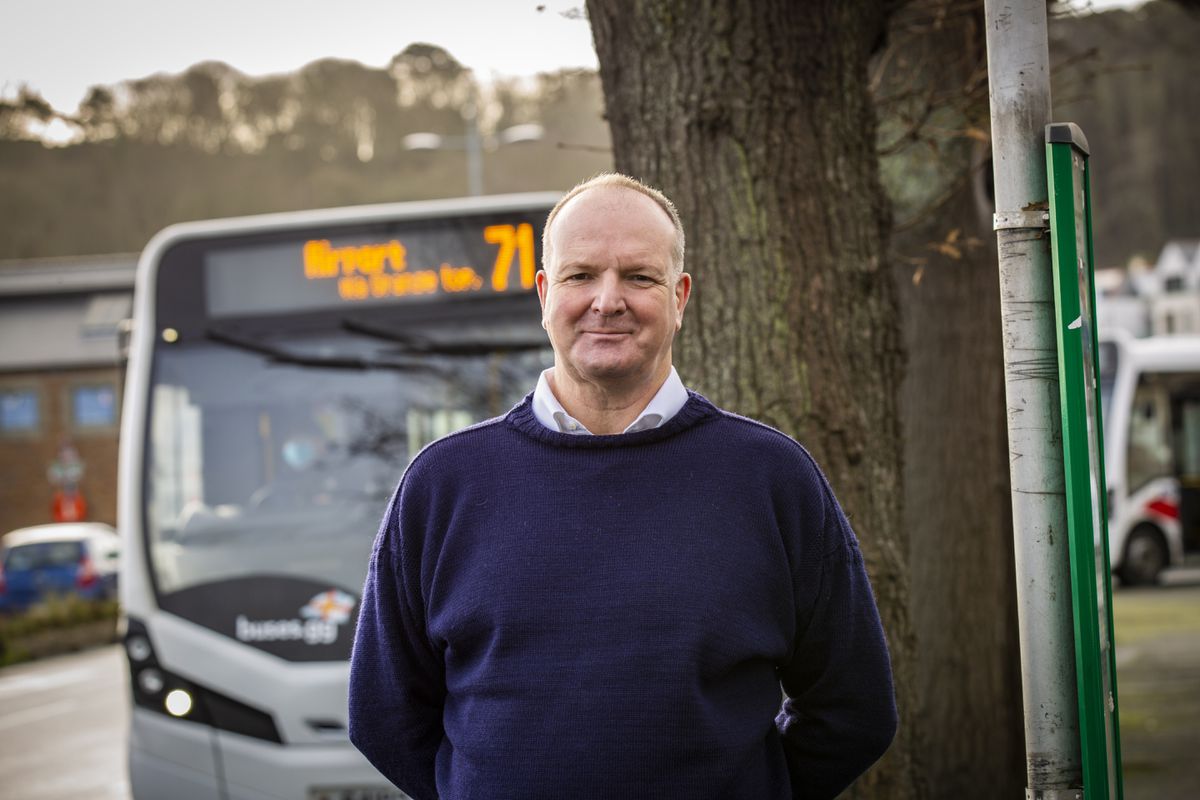 Fergus Dunlop, Bus Users Guernsey chairman.  (Picture by Sophie Rabey, 31116443)