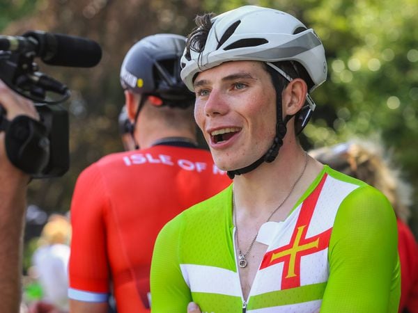 Sam Culverwell, who starred at the Island Games earlier this summer, has secured a GB place for next month's Gravel World Championships. (Picture by Luke Le Prevost, 32542606)