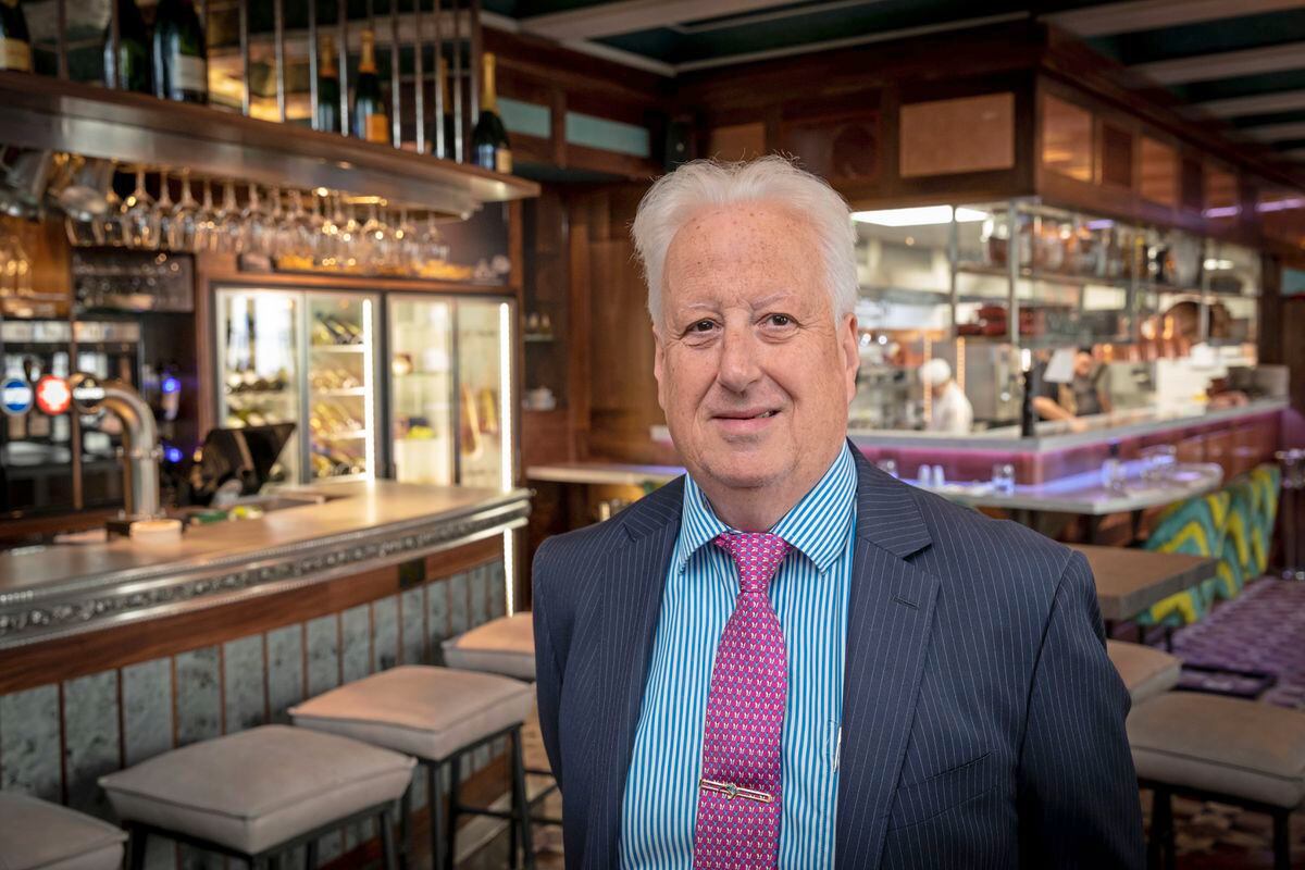 Moores Hotel house manager Alan Malin, who has worked at the hotel for more than 37 years, in the new JB Parker's Bar & Cellar. (Picture by Chris George)