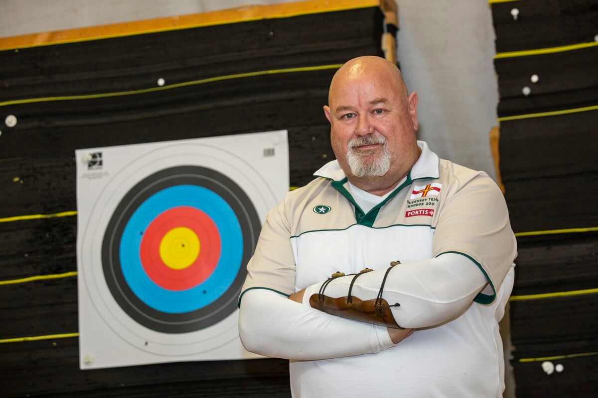 Steve Yates is the tournament organiser for archery at Guernsey 2023. (Picture by Sophie Rabey)