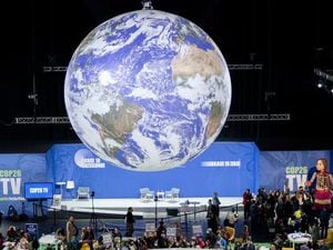 The globe in the action zone at Cop26 (30245581)