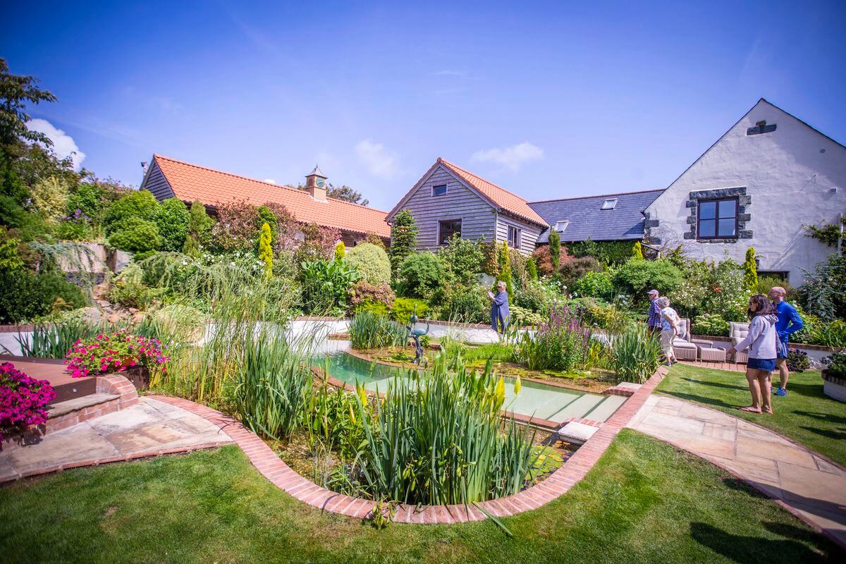 David and Susie Farnon have opened up their garden at Les Villets, Le Gouffre, to the public. They are raising money for The Cheshire Home.(Pictures by Sophie Rabey, 29850612)