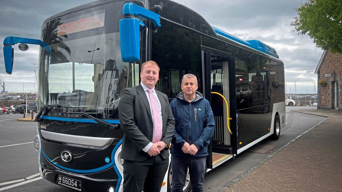 Newer model of electric bus being trialled | Guernsey Press