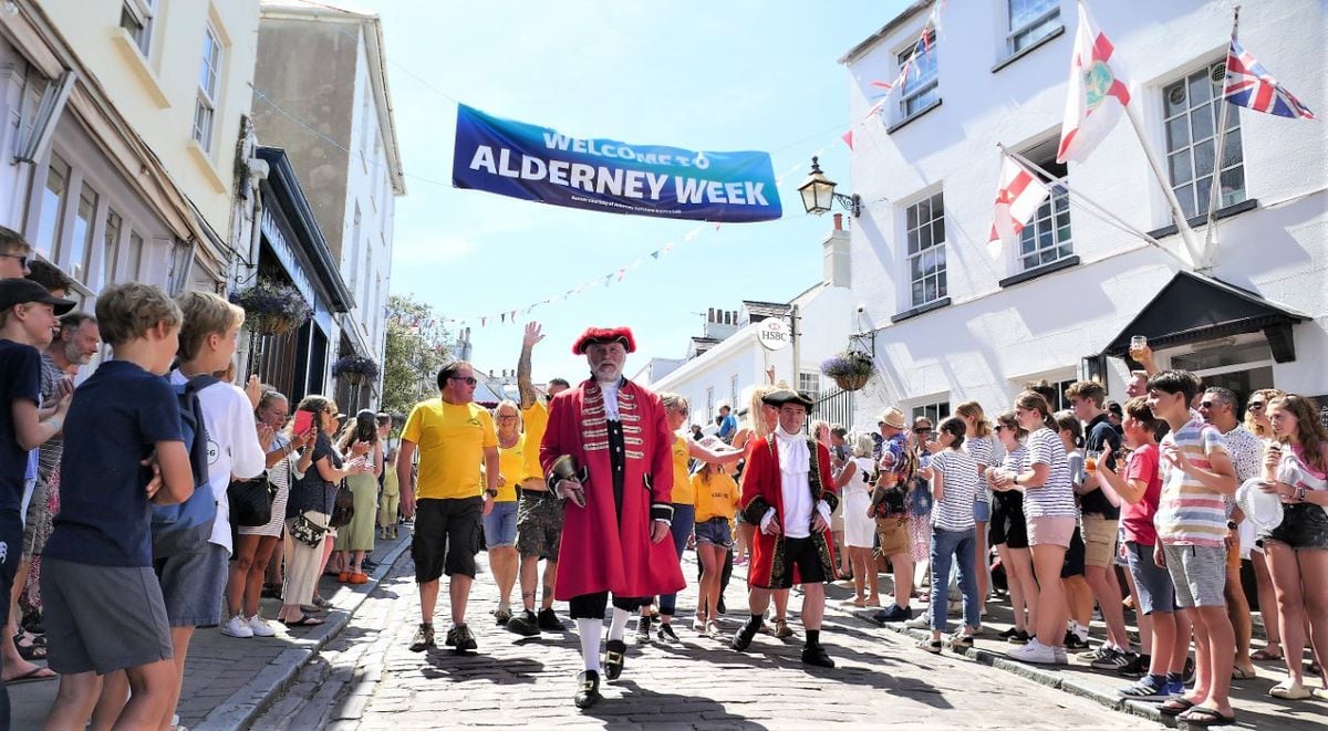 Alderney Week kicked off with a parade down the High Street. (Pictures by David Nash)