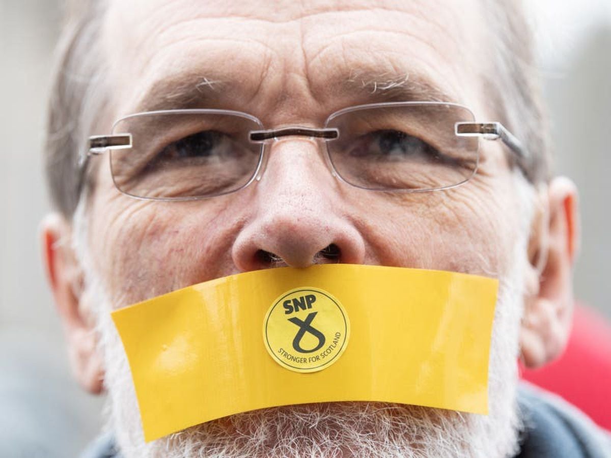 Protest Against Hate Crime Legislation Takes Place Outside Scottish Parliament Guernsey Press