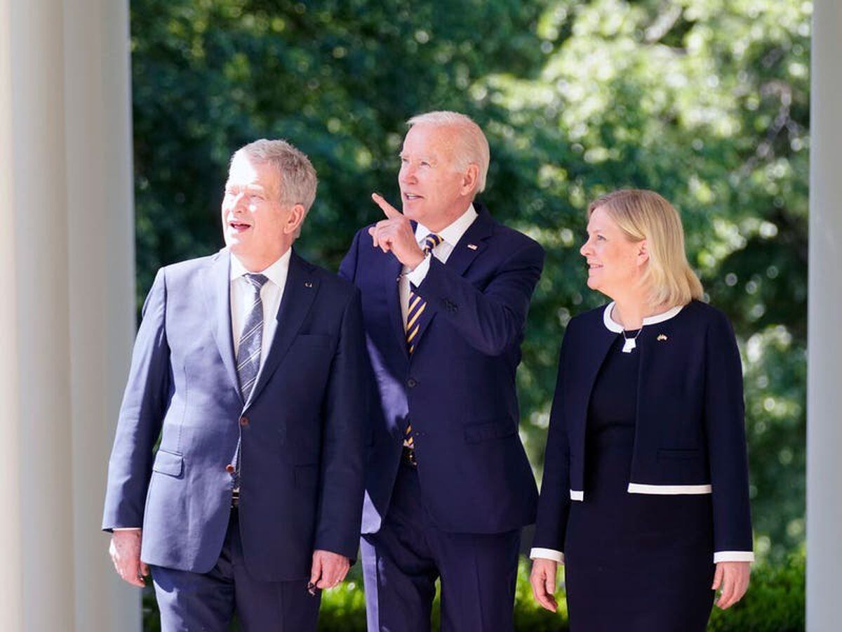 Joe Biden backs Nato applications from Sweden and Finland