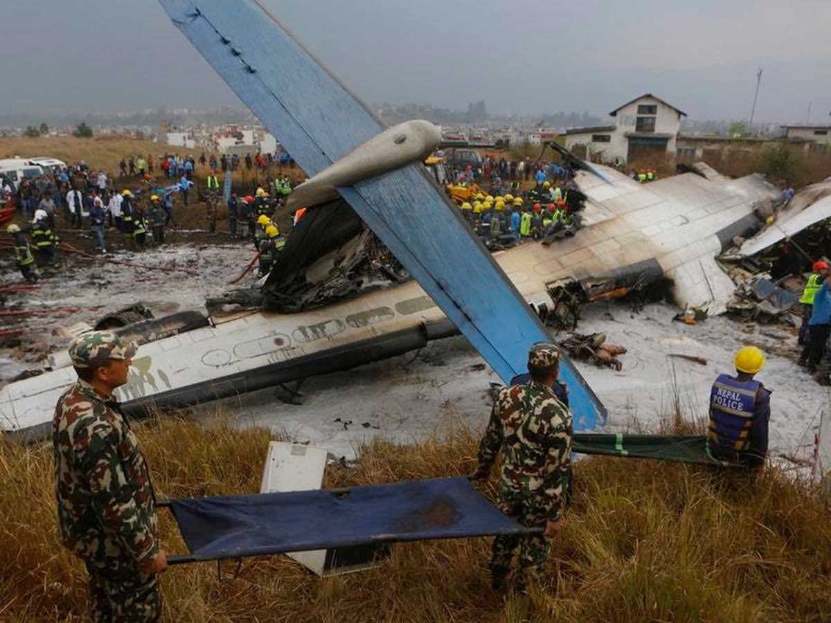 At least 50 killed as passenger plane crashes at Kathmandu airport ...