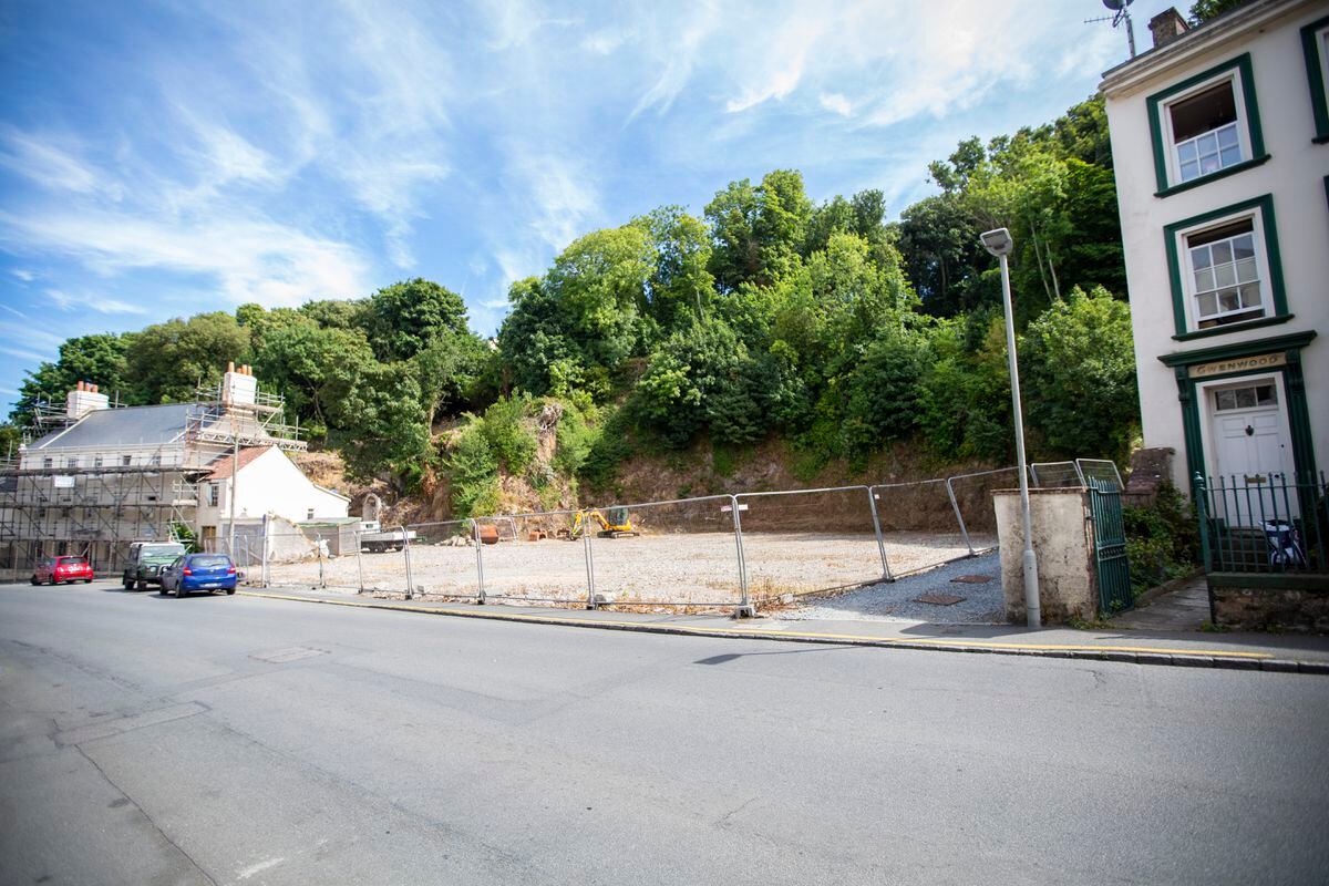 The former CI Tyres site in La Charroterie has been purchased by the Guernsey Housing Association at £1.7m. (Picture by Luke Le Prevost, 31117612)