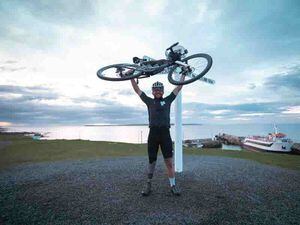 Veteran amputee completes 2,000km charity cycle across the UK