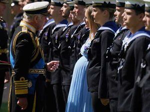 King presents medals to Royal Navy over key role at Queen’s funeral
