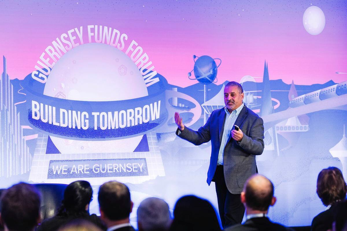 Futurist Rohit Talwar was the keynote speaker at the 2021 Guernsey Funds Forum. (30261352)