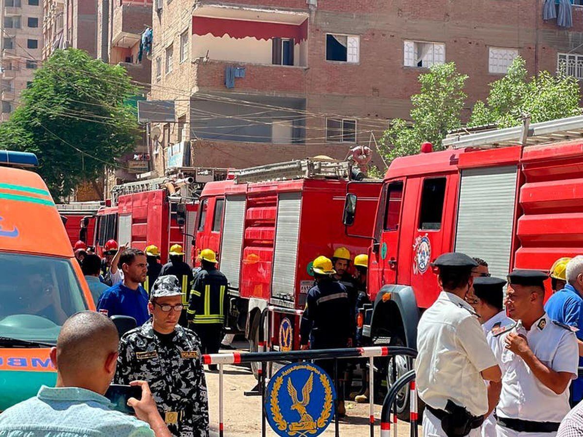 Dozens dead after fire rips through church in Cairo