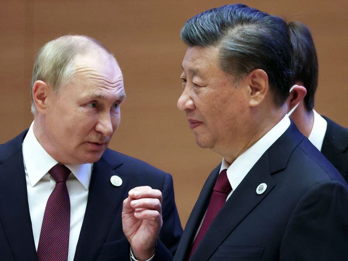 Xi Jinping meets Russia’s Vladimir Putin on state visit to China