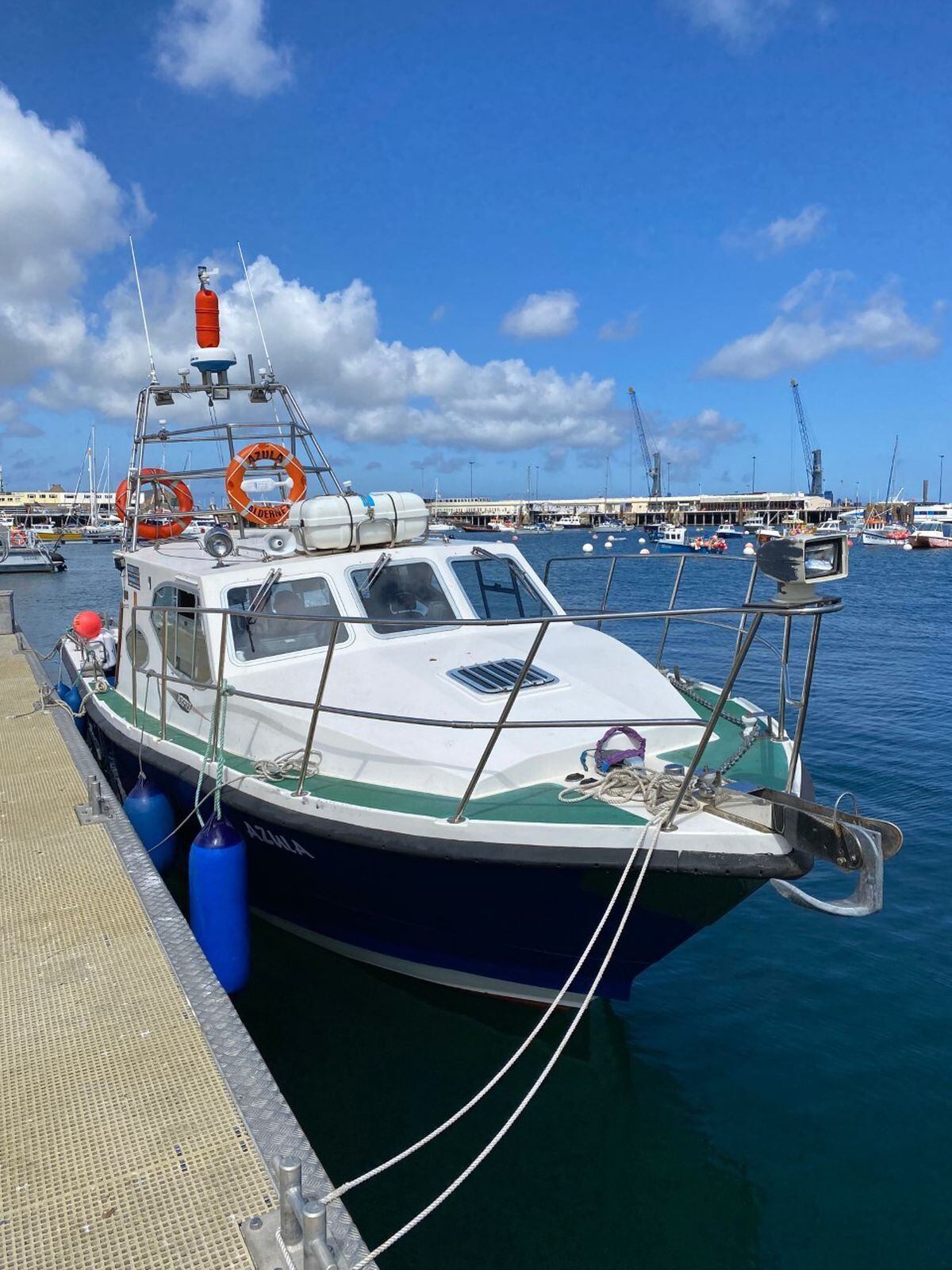 Pleasure Craft and Small Fishing Vessels Moored at Cherbourg