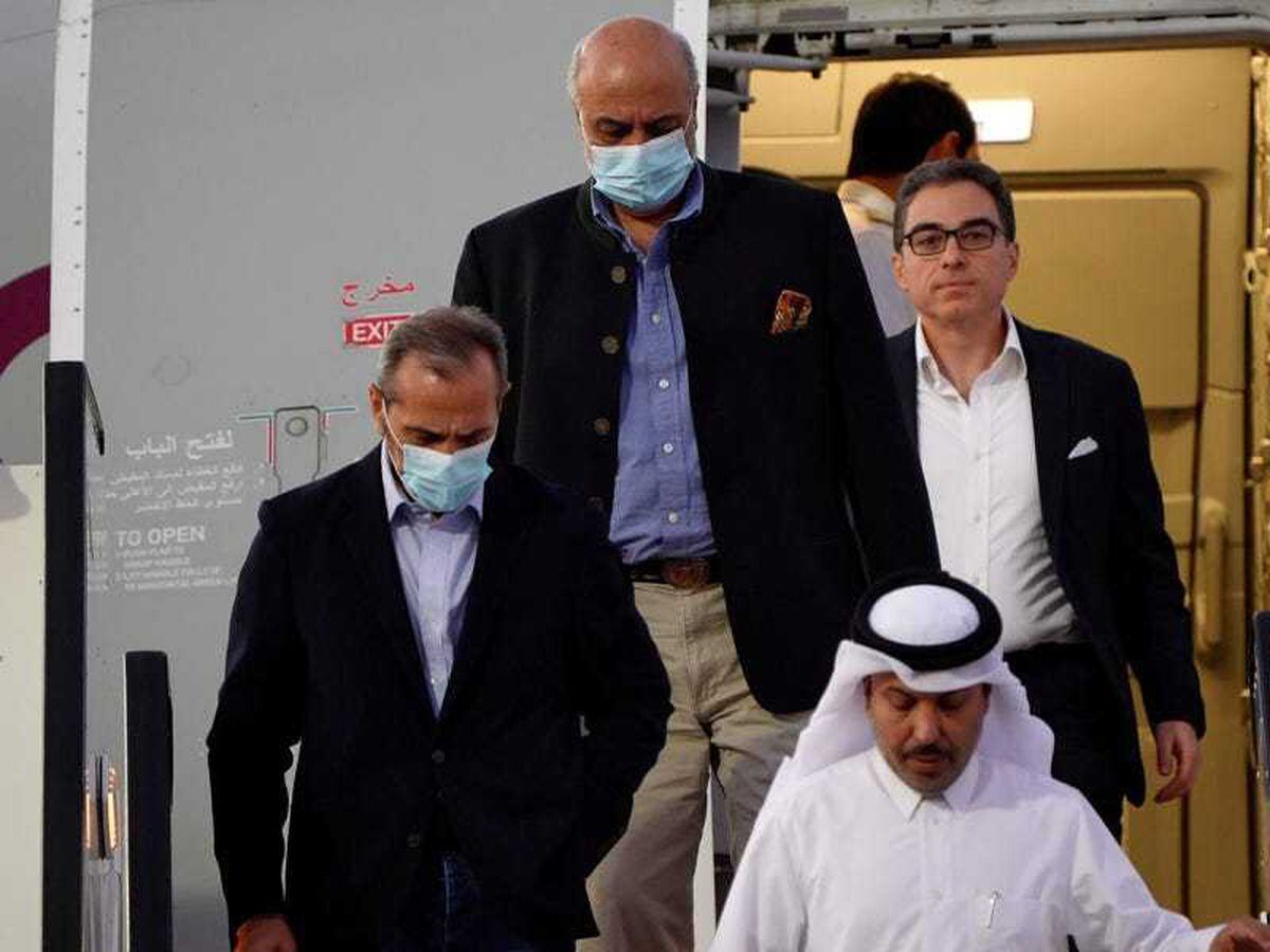 Five prisoners sought by US in swap with Iran arrive in Qatar