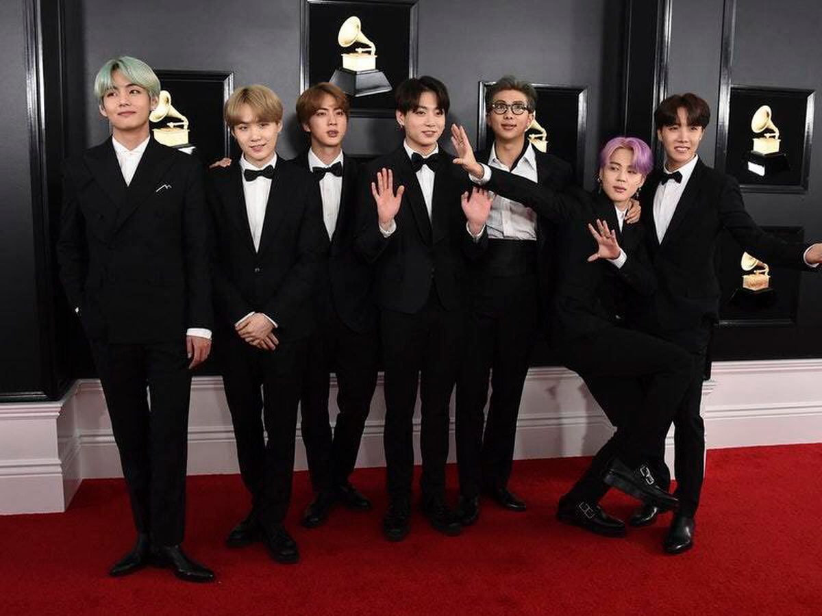 BTS Look Stylish in Matching Black Suits at the 2019 Grammys