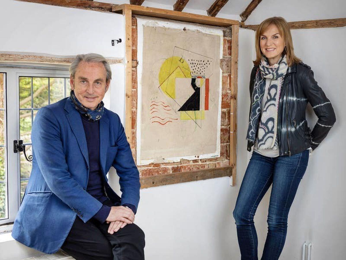 Painting on bedroom wall uncovered as rare collaborative piece by Ben Nicholson