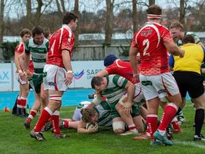 Guernsey Rugby.Guernsey Raiders v Barnstaple RFC. .National League 2 South .Footes Lane..www.guernseysportphotography.com .Picture by Martin Gray, 22-01-22. (30419313)