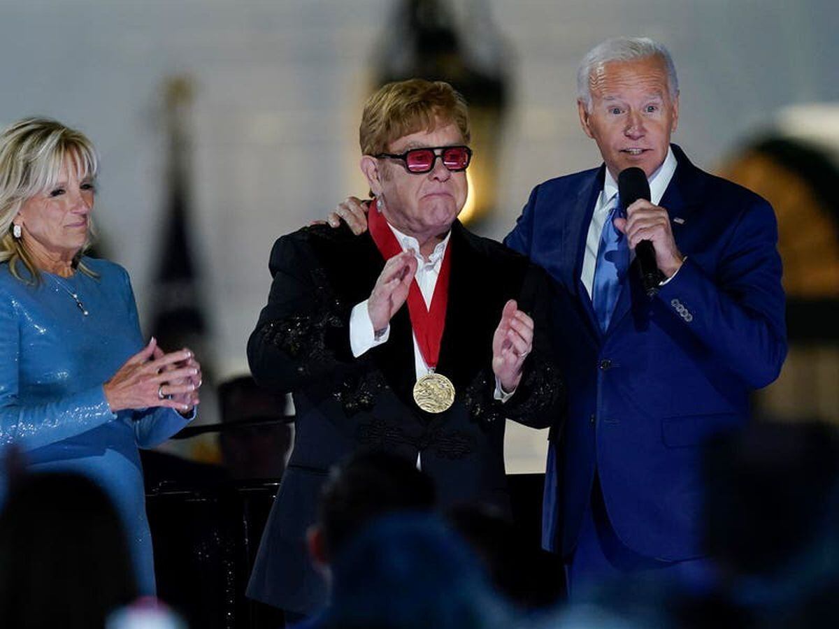 Elton John gives White House performance for US president and ‘history makers’
