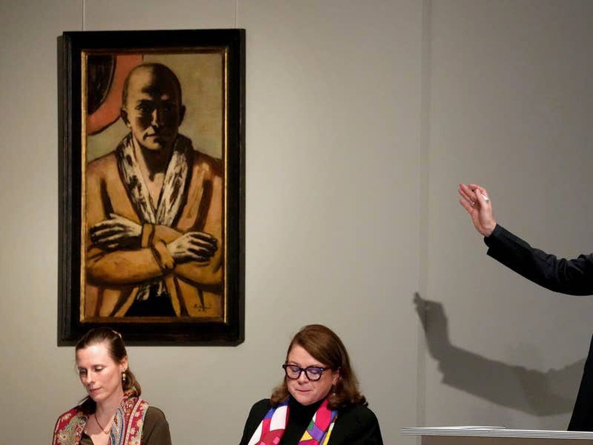 Wartime self-portrait by German expressionist Max Beckmann sells for £17m