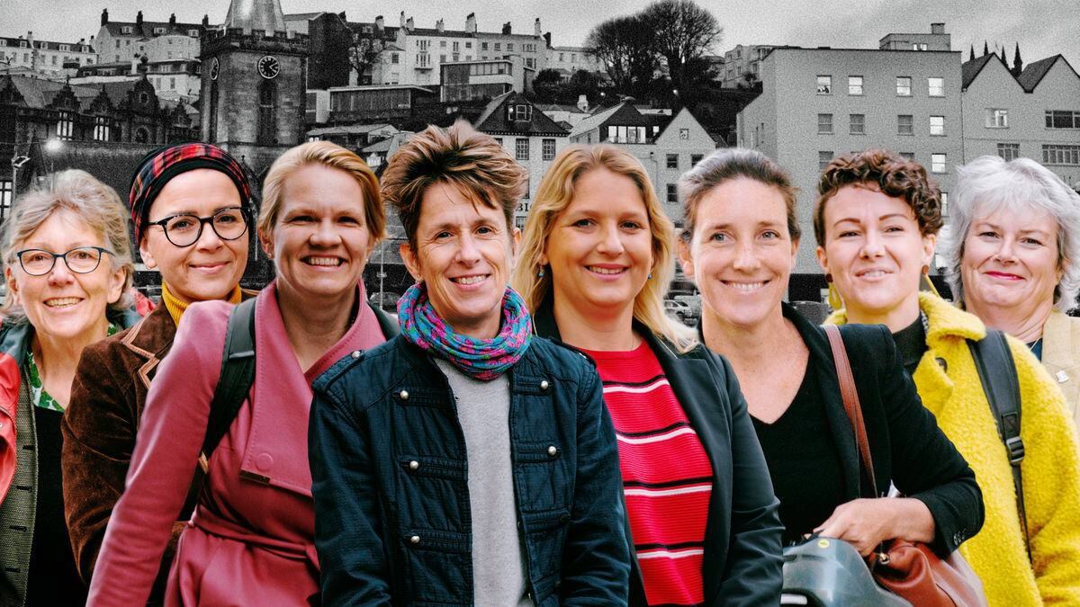 The eight female deputies in the States of Guernsey (30578325)