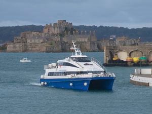 Manche-Iles Express is awaiting details of Guernsey and Jersey’s plans. (Picture courtesy of Jersey Evening Post)