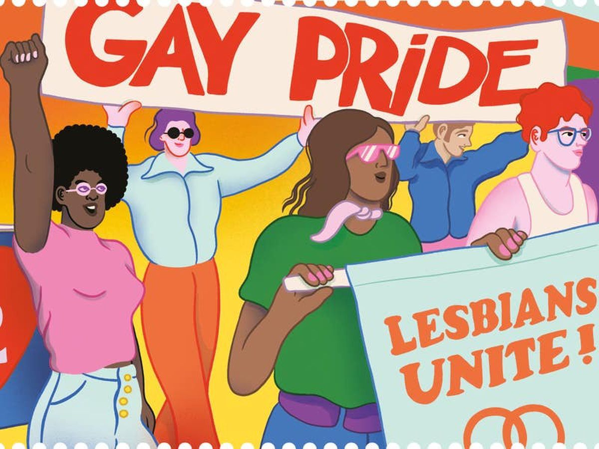 ‘Vibrantly illustrated’ stamps to mark 50th anniversary of first UK Pride rally