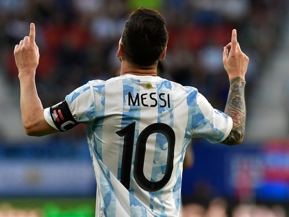 Lionel Messi hails Argentina form as he hits five against Estonia ...